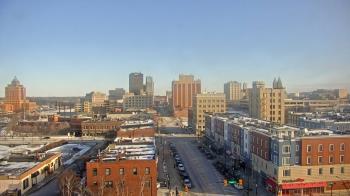 Weather camera view of Akron Beacon Journal.