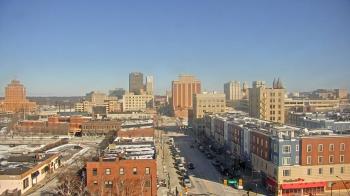 Weather camera view of Akron Beacon Journal.