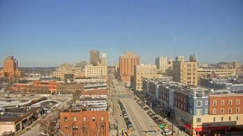 Weather camera view of Akron Beacon Journal.