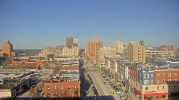 Weather camera view of Akron Beacon Journal.