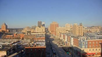 Weather camera view of Akron Beacon Journal.