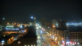 Weather camera view of Akron Beacon Journal.