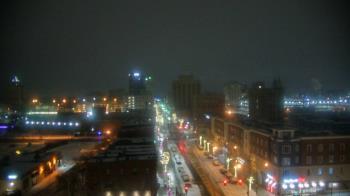 Weather camera view of Akron Beacon Journal.