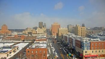 Weather camera view of Akron Beacon Journal.