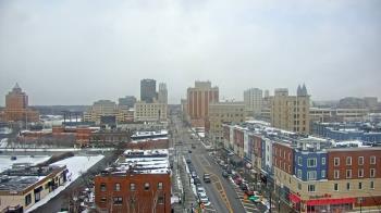 Weather camera view of Akron Beacon Journal.