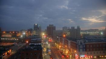 Weather camera view of Akron Beacon Journal.