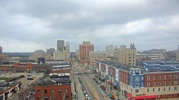 Weather camera view of Akron Beacon Journal.