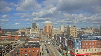 Weather camera view of Akron Beacon Journal.