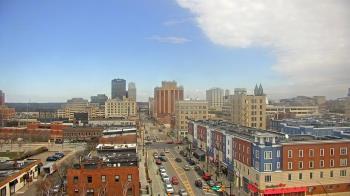 Weather camera view of Akron Beacon Journal.