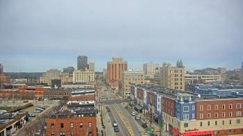 Weather camera view of Akron Beacon Journal.