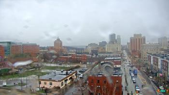 Weather camera view of Akron Beacon Journal.