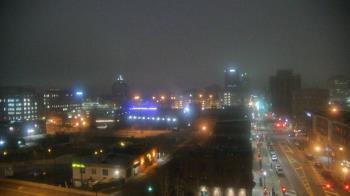 Weather camera view of Akron Beacon Journal.