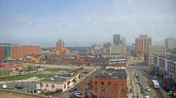 Weather camera view of Akron Beacon Journal.