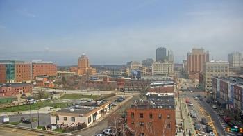 Weather camera view of Akron Beacon Journal.