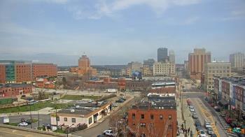 Weather camera view of Akron Beacon Journal.