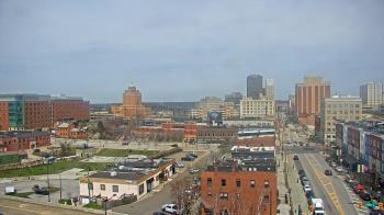 Weather camera view of Akron Beacon Journal.