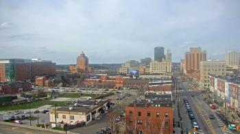 Weather camera view of Akron Beacon Journal.