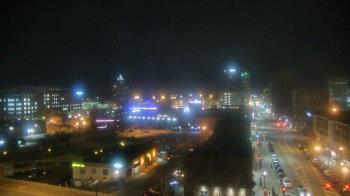 Weather camera view of Akron Beacon Journal.