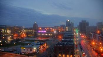 Weather camera view of Akron Beacon Journal.