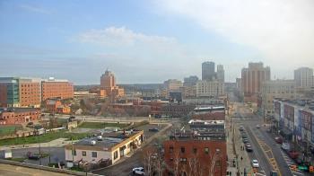 Weather camera view of Akron Beacon Journal.