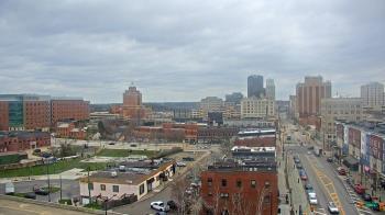 Weather camera view of Akron Beacon Journal.