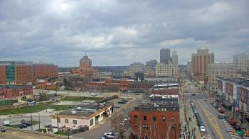 Weather camera view of Akron Beacon Journal.