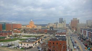 Weather camera view of Akron Beacon Journal.