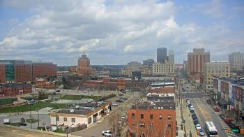 Weather camera view of Akron Beacon Journal.