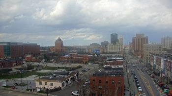 Weather camera view of Akron Beacon Journal.
