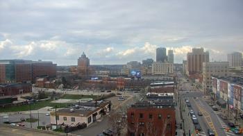 Weather camera view of Akron Beacon Journal.