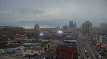 Weather camera view of Akron Beacon Journal.