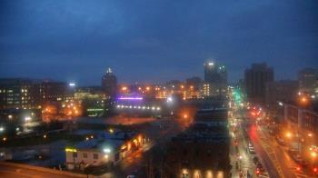 Weather camera view of Akron Beacon Journal.