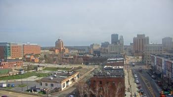 Weather camera view of Akron Beacon Journal.