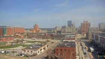 Weather camera view of Akron Beacon Journal.
