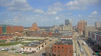 Weather camera view of Akron Beacon Journal.