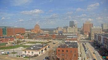 Weather camera view of Akron Beacon Journal.