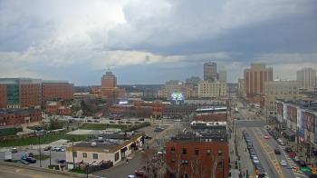 Weather camera view of Akron Beacon Journal.