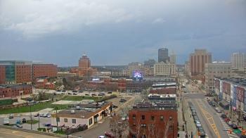 Weather camera view of Akron Beacon Journal.