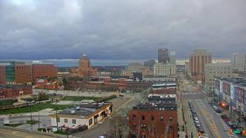 Weather camera view of Akron Beacon Journal.