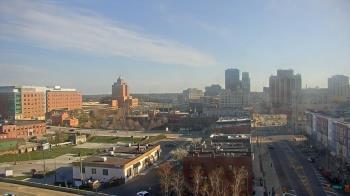 Weather camera view of Akron Beacon Journal.