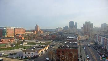 Weather camera view of Akron Beacon Journal.