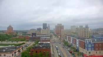 Weather camera view of Akron Beacon Journal.