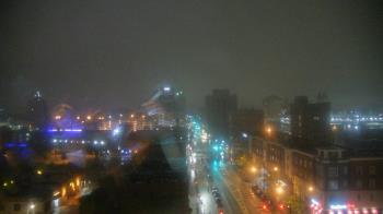 Weather camera view of Akron Beacon Journal.