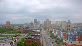 Weather camera view of Akron Beacon Journal.