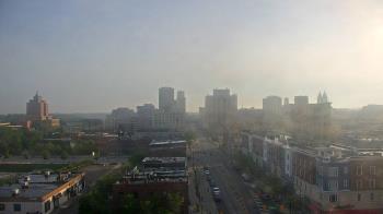Weather camera view of Akron Beacon Journal.