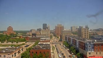 Weather camera view of Akron Beacon Journal.