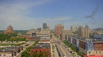 Weather camera view of Akron Beacon Journal.