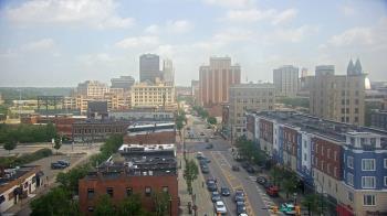 Weather camera view of Akron Beacon Journal.