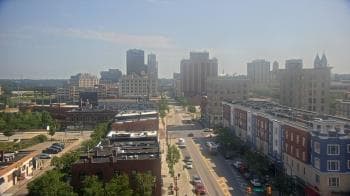 Weather camera view of Akron Beacon Journal.