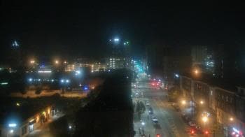 Weather camera view of Akron Beacon Journal.